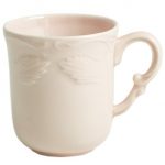 Gien – Rocaille Pastel – 1 Mug – 33 cl, H 10 cm – Rose poudre