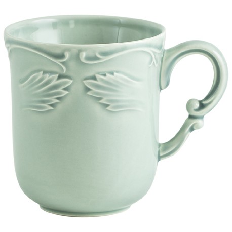 Gien - Rocaille Pastel - 1 Mug - 33 cl, H 10 cm - Vert celadon