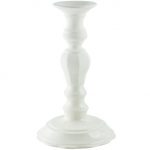Gien – Rocaille Pastel – 1 Candlestick – H 27,5 cm – Blanc