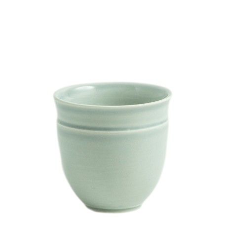 Gien - Rocaille Pastel - 2 Bowls 3 oz - 9 cl - H 6,7 cm - Vert celadon