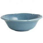 Gien – Rocaille Pastel – 2 Bowls XL cereal- 45 cl, Ø 18 cm – Bleu givre