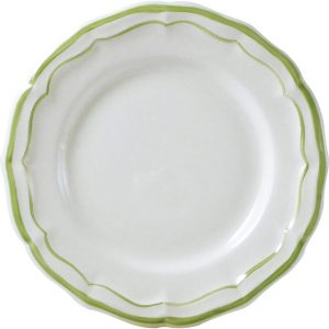 Gien - Filet Vert - 4 Dinner plates