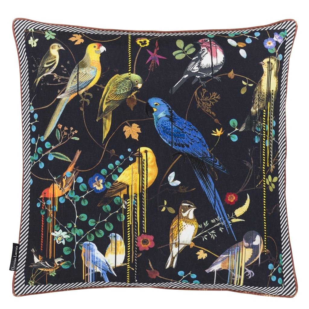 Perna Decorativa - Birds Sinfonia Crepuscule Cushion - Christian Lacroix