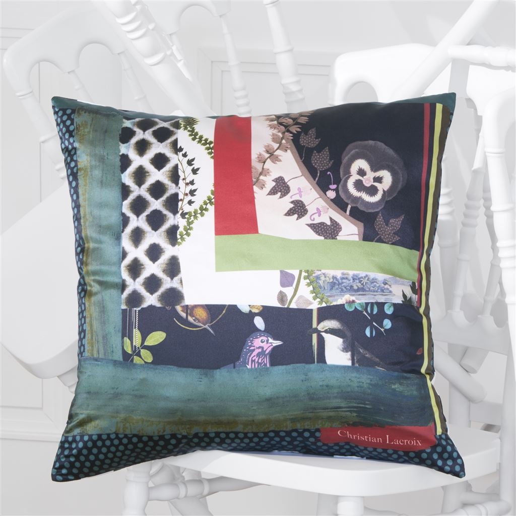 Perna Decorativa - Pansy Patch Crepuscule Cushion - Christian Lacroix