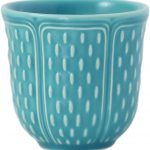 Gien – Petits Choux – 2 Coffee cup – Turquoise – 8,5cl – 6cm
