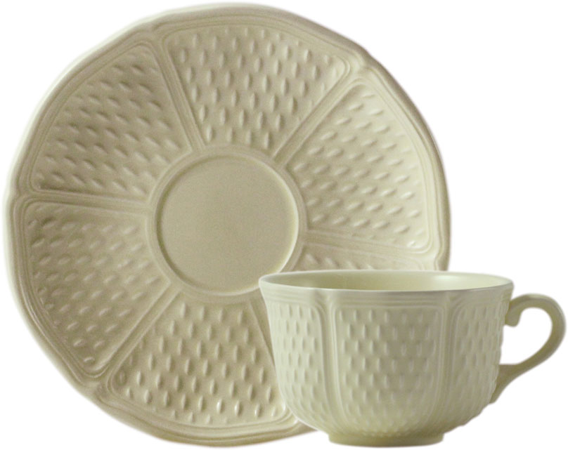 Gien - Pont aux choux - 2 Tea cup & saucer - 17 cl - Ø 16 cm