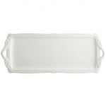 Gien – Rocaille Blanc – 1 Oblong serving tray – 39 x 15 cm – white