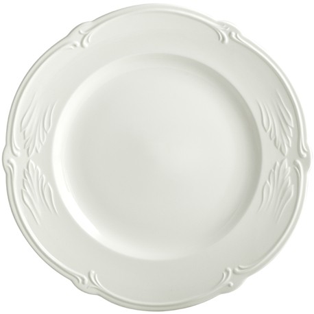Gien - Rocaille Blanc - 1 Round platter - Ø 32 cm - white