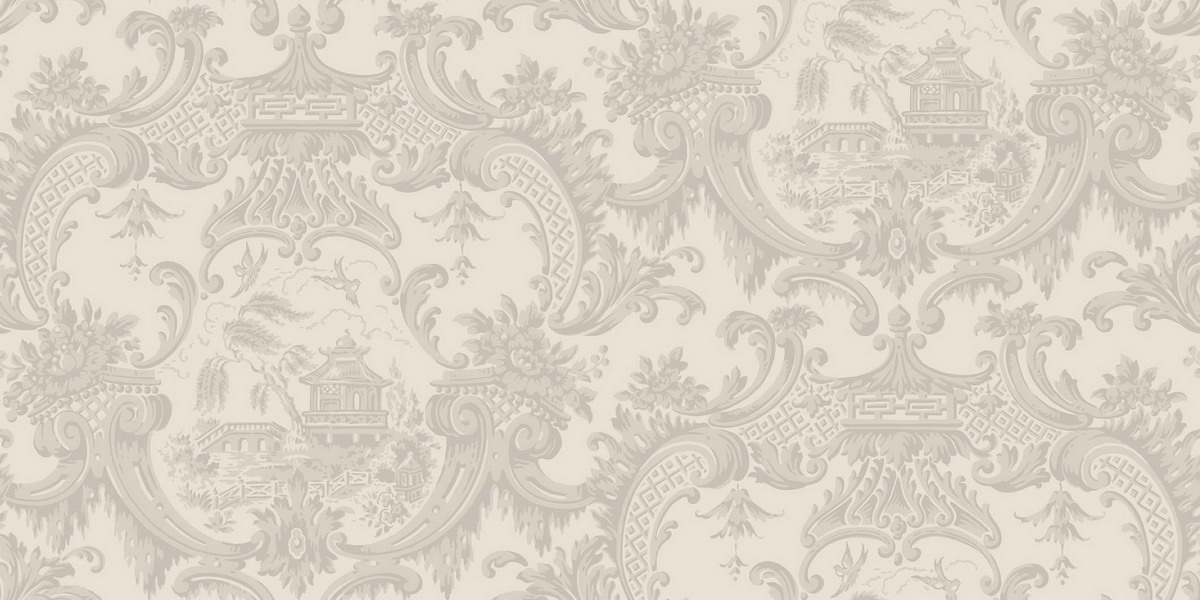 Wallpaper - Cole and Son - Archive Anthology - Chippendale China-Chippendale China 3012 - Half drop - 52 cm x 10.05 m