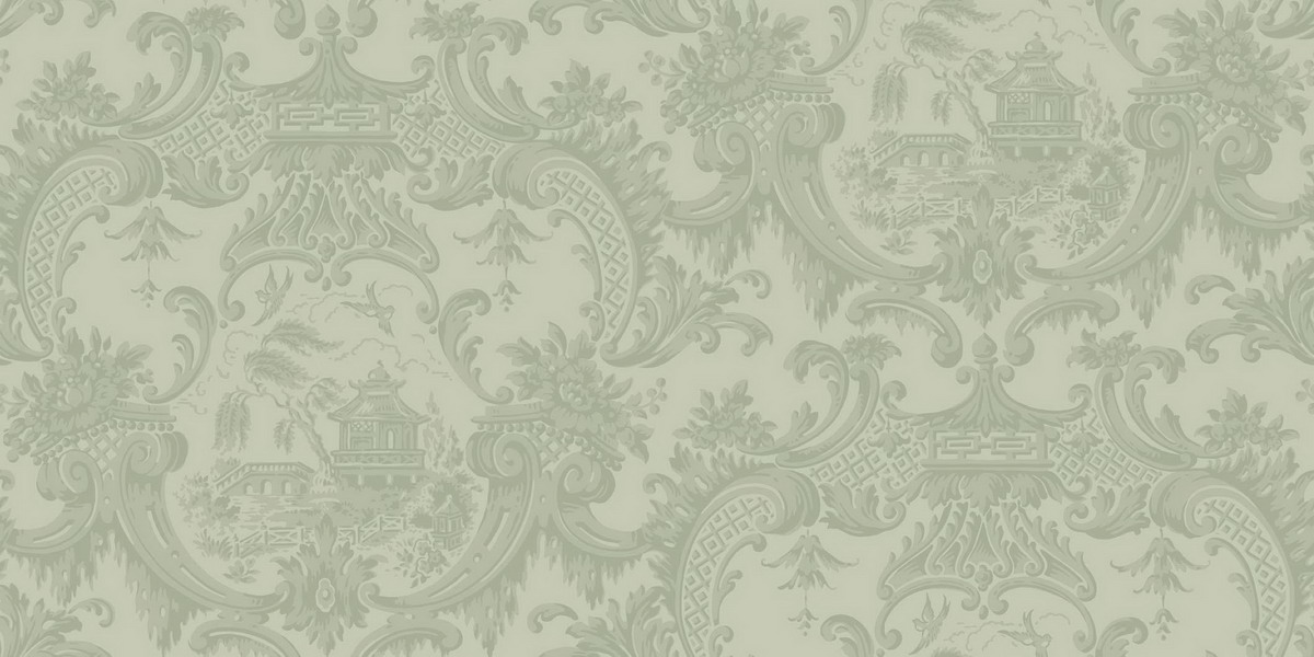 Tapet - Cole and Son - Archive Anthology - Chippendale China-Chippendale China 3013 - Half drop - 52 cm x 10.05 m
