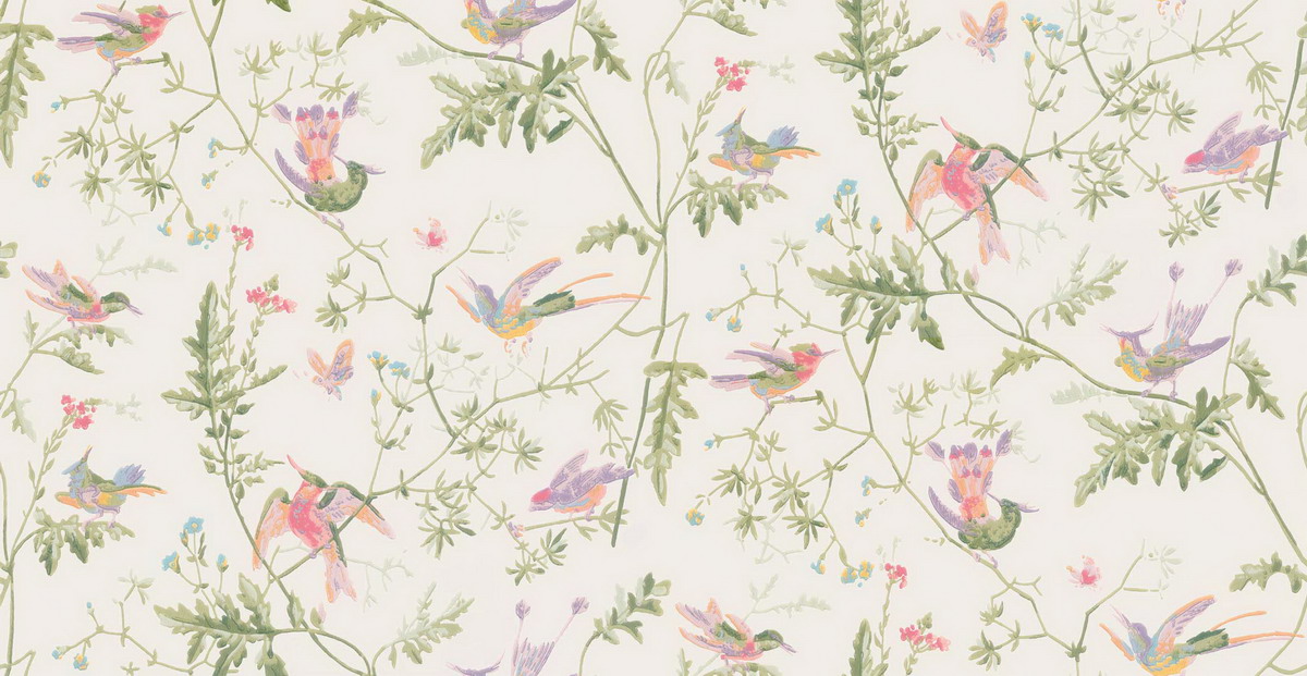 Tapet - Cole and Son - Archive Anthology - Hummingbirds-Hummingbirds 14067 - Half drop - 52 cm x 10.05 m