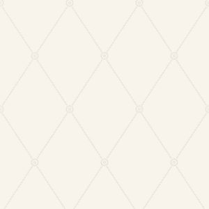 Wallpaper - Cole and Son - Archive Anthology - Large Georgian Rope Trellis-Large Georgian Rope Trellis 13060 - Straight match - 52 cm x 10.05 m