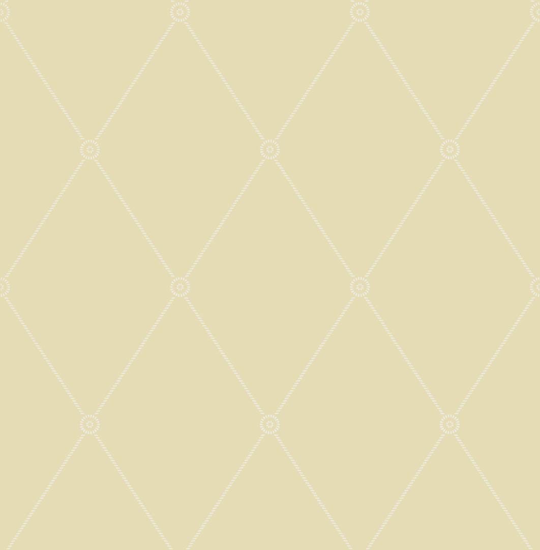Wallpaper - Cole and Son - Archive Anthology - Large Georgian Rope Trellis-Large Georgian Rope Trellis 13063 - Straight match - 52 cm x 10.05 m
