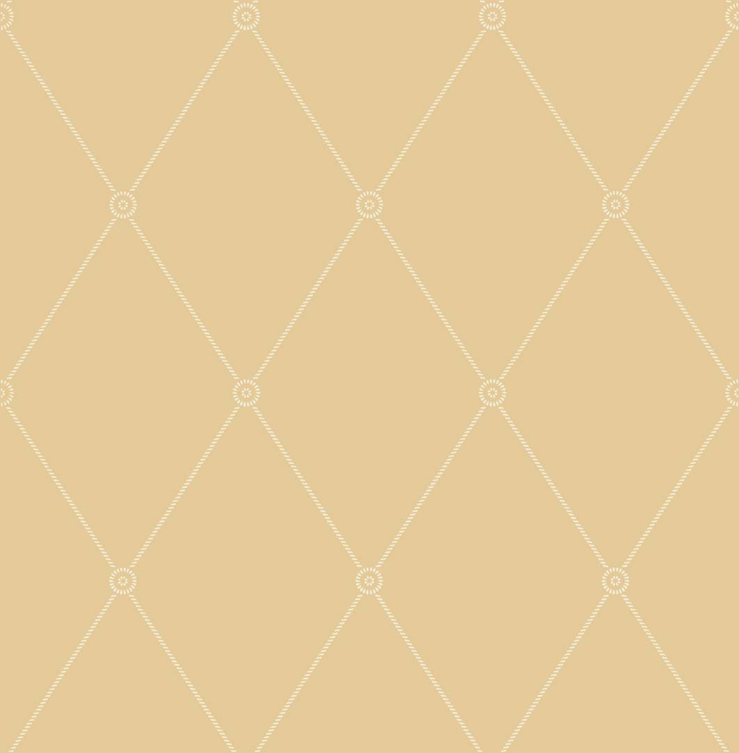 Wallpaper - Cole and Son - Archive Anthology - Large Georgian Rope Trellis-Large Georgian Rope Trellis 13064 - Straight match - 52 cm x 10.05 m