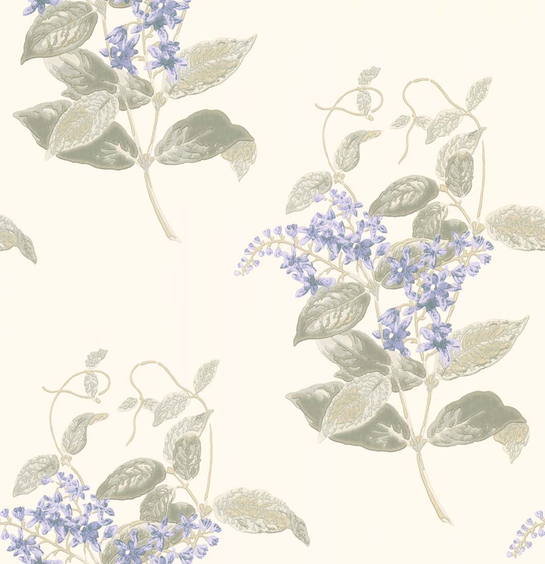 Wallpaper - Cole and Son - Archive Anthology - Madras Violet-Madras Violet 12057 - Straight match - 52 cm x 10.05 m