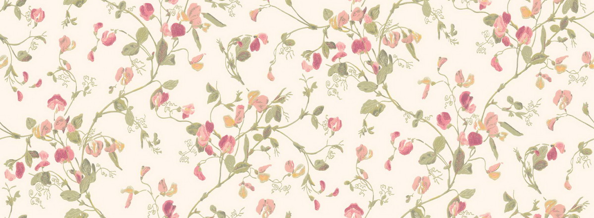 Wallpaper - Cole and Son - Archive Anthology - Sweet Pea-Sweet Pea 6028 - Half drop - 52 cm x 10.05 m