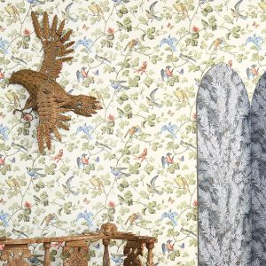 Wallpaper - Cole and Son - Archive Anthology - Winter Birds - Straight match - 53 cm x 10.05 m