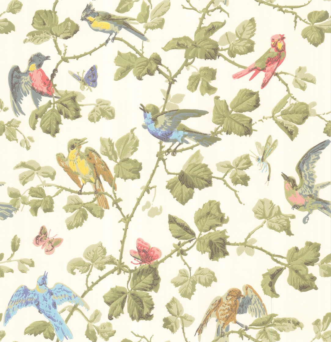 Tapet - Cole and Son - Archive Anthology - Winter Birds-Winter Birds 2006 - Straight match - 53 cm x 10.05 m