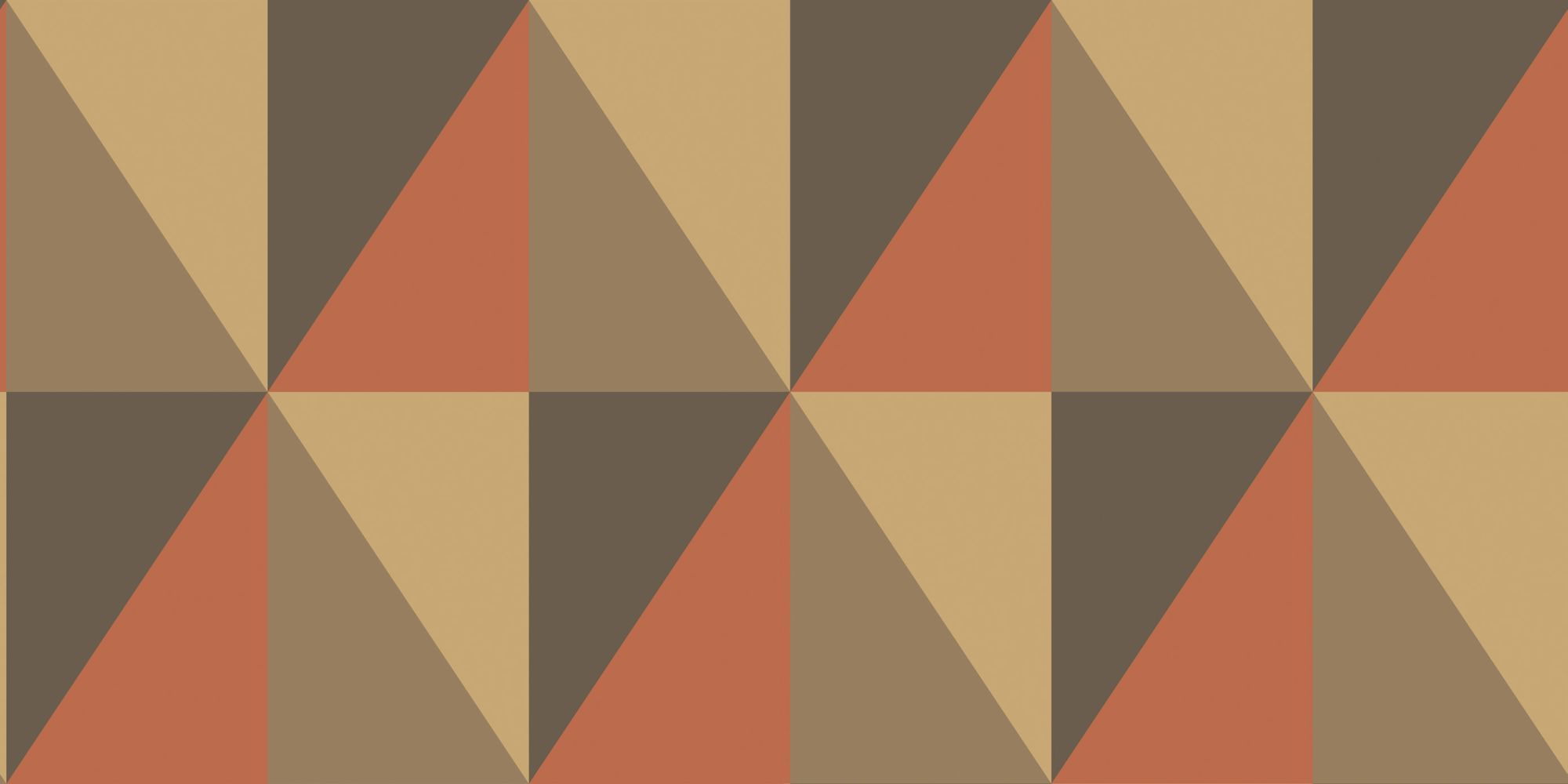 Tapet - Cole and Son - Geometric II - Apex Grand-Brick and Black - Half drop -