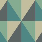 Wallpaper – Cole and Son – Geometric II – Apex Grand – Teal