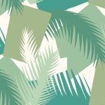 Wallpaper – Cole and Son – Geometric II – Deco Palm – Green