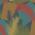 Tapet-Cole-and-Son-Geometric-II-Deco-Palm-Red-and-Blue-1