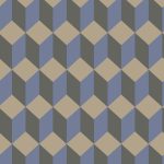 Tapet – Cole and Son – Geometric II – Delano – Blue and Black