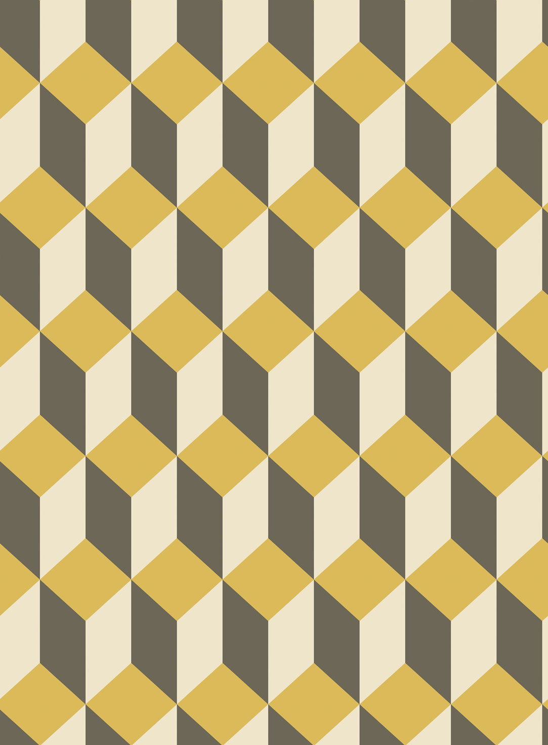 Tapet-Cole-and-Son-Geometric-II-Delano-Yellow-and-Black-1