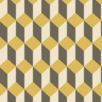 Tapet – Cole and Son – Geometric II – Delano – Yellow and Black
