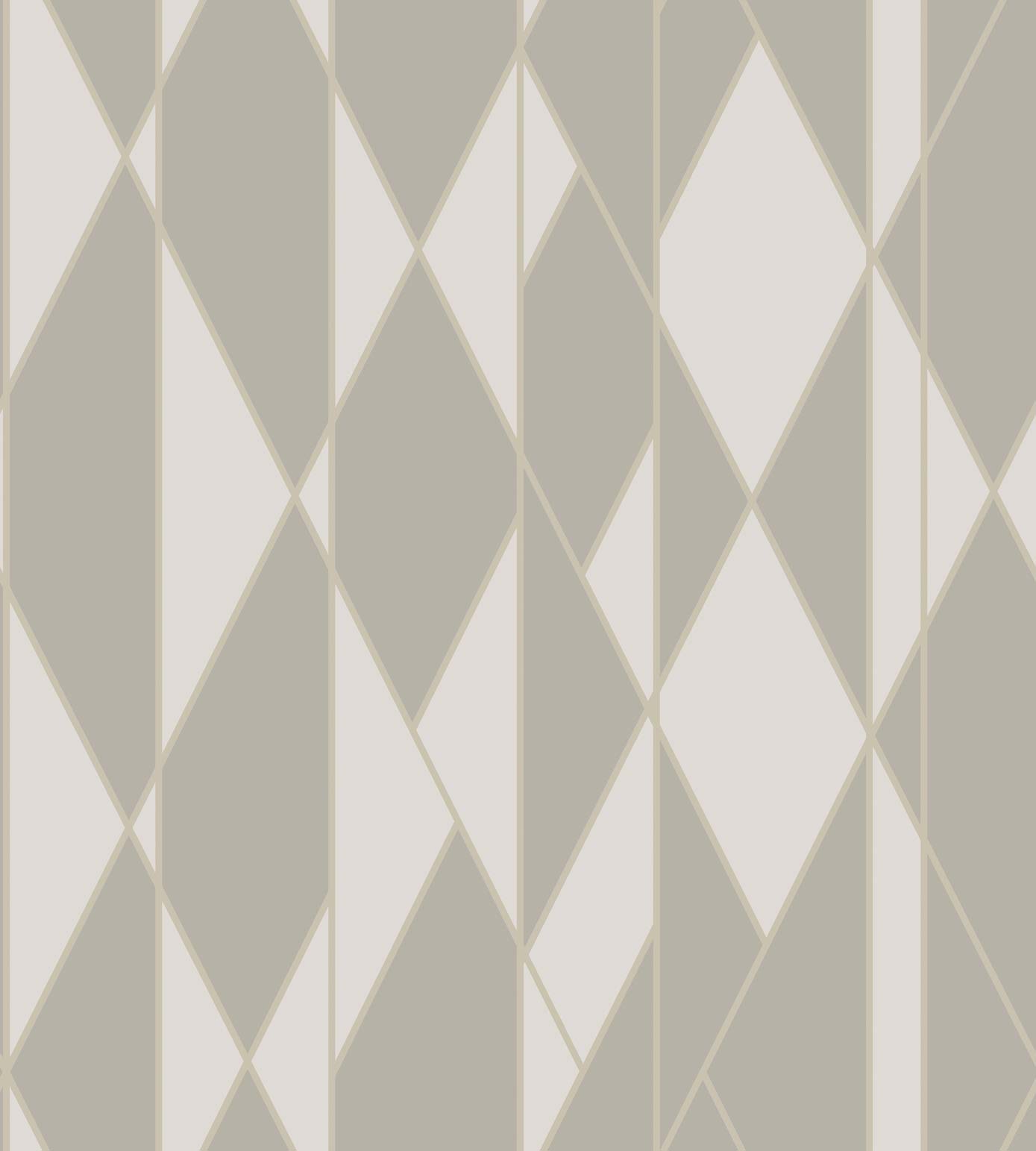 Tapet – Cole and Son – Geometric II – Oblique – Grey and White