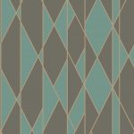 Wallpaper-Cole-and-Son-Geometric-II-Oblique-Teal-and-Black-1