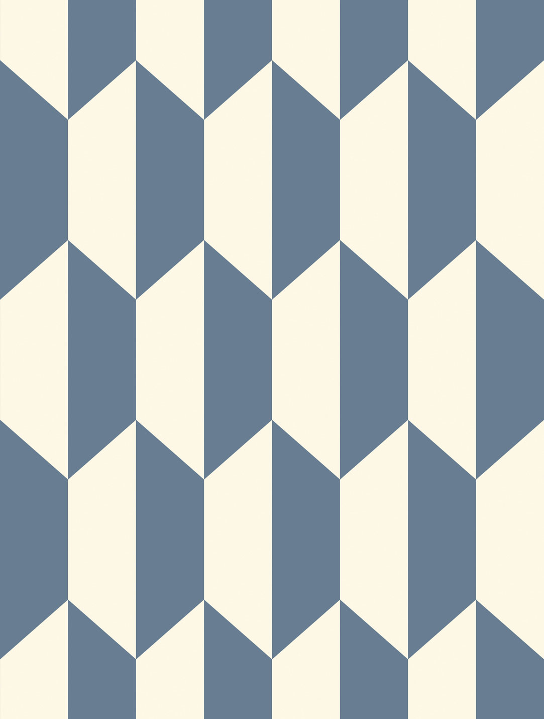 Tapet - Cole and Son - Geometric II - Tile-Blue and White - Straight match -