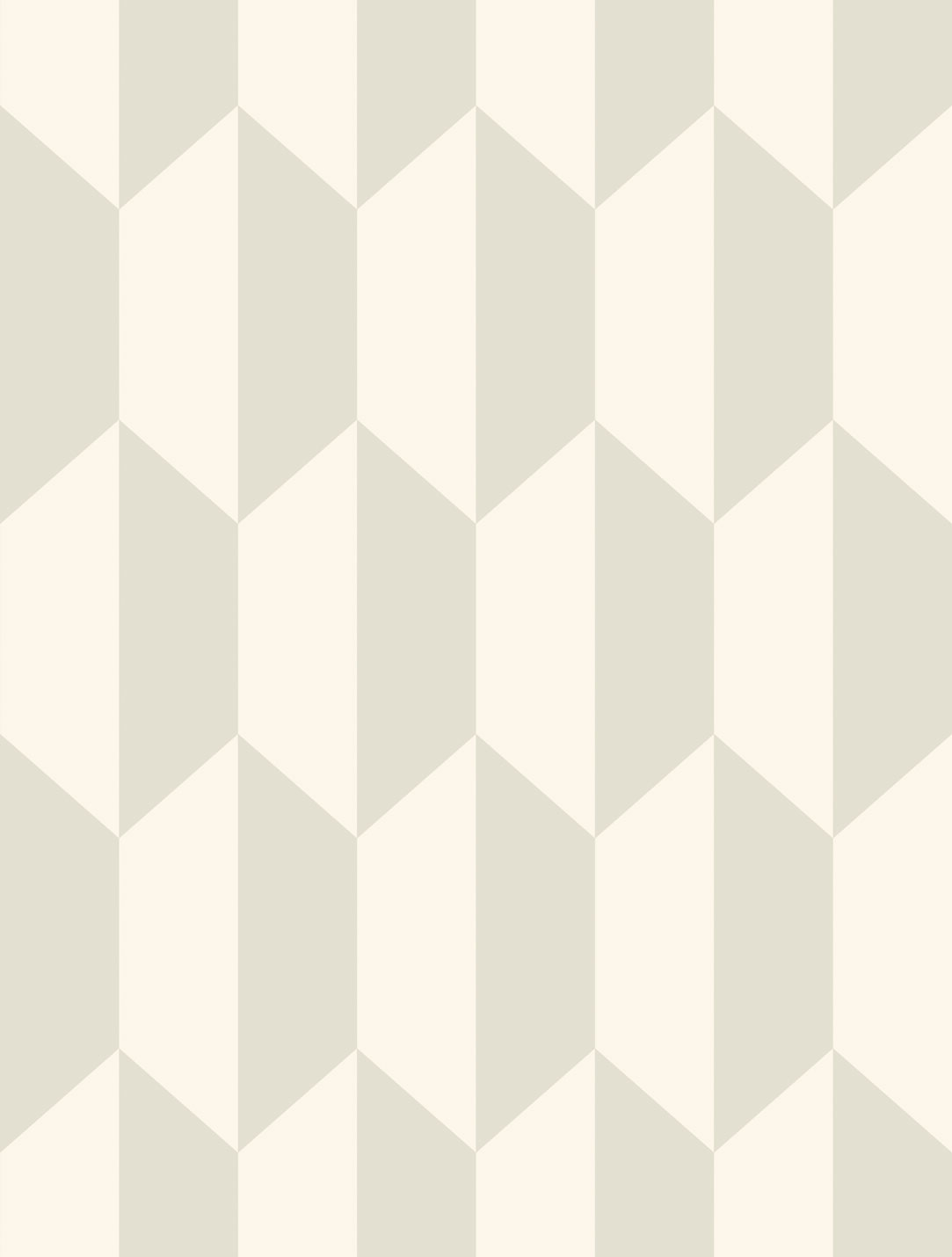 Wallpaper - Cole and Son - Geometric II - Tile-White and Stone - Straight match -