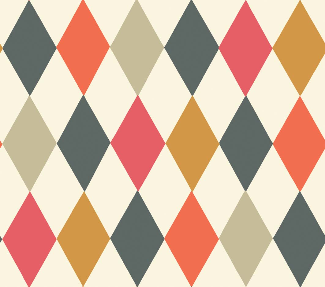 Tapet - Cole and Son - Whimsical - Punchinello-Multi-coloured - Straight match -