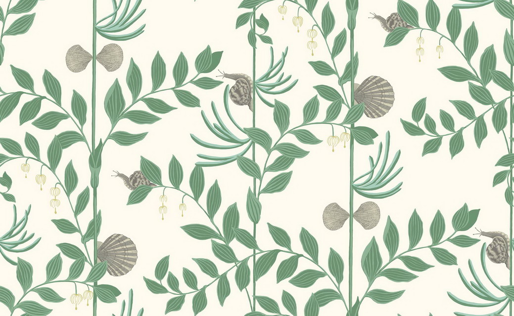 Tapet - Cole and Son - Whimsical - Secret Garden-Dark Green - Half drop -