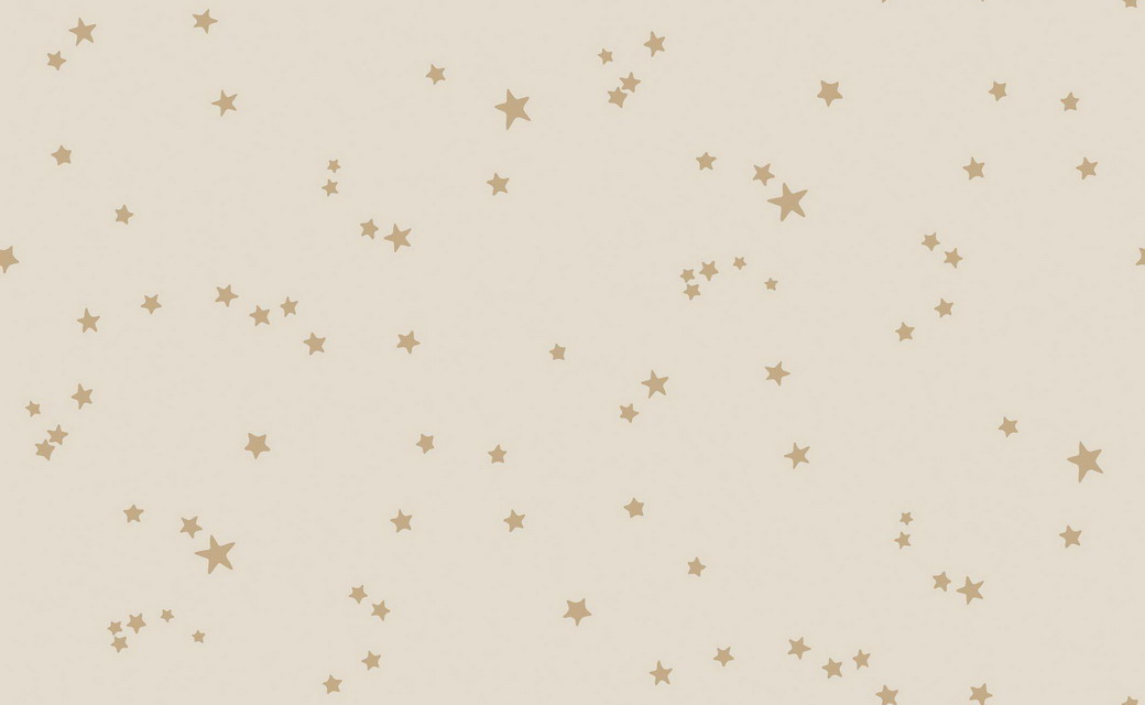 Wallpaper - Cole and Son - Whimsical - Stars-Buff Gold - Half drop -