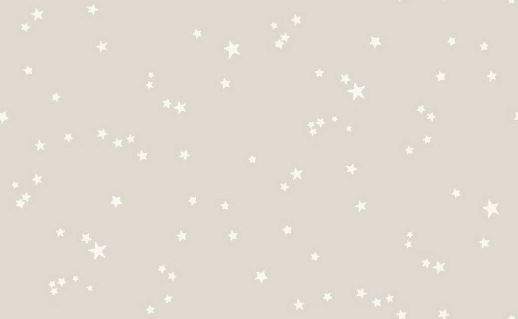 Wallpaper - Cole and Son - Whimsical - Stars-Grey White - Half drop -