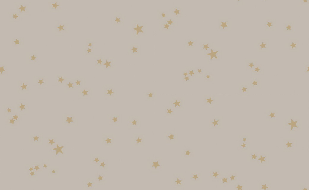 Tapet - Cole and Son - Whimsical - Stars-Linen Gold - Half drop -
