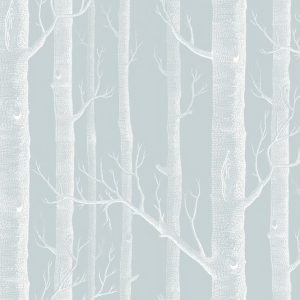 Wallpaper - Cole and Son - Whimsical - Woods-Powder Blue - Half drop -