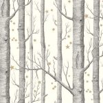 Wallpaper – Cole and Son – Whimsical – Woods & Stars – Black White