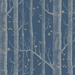 Wallpaper – Cole and Son – Whimsical – Woods & Stars – Midnight