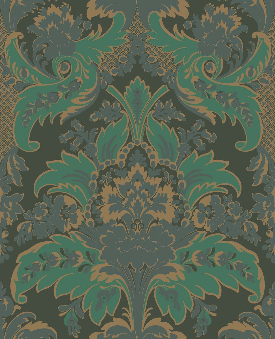 Wallpaper - Cole and Son - Albemarle - Aldwych - Green