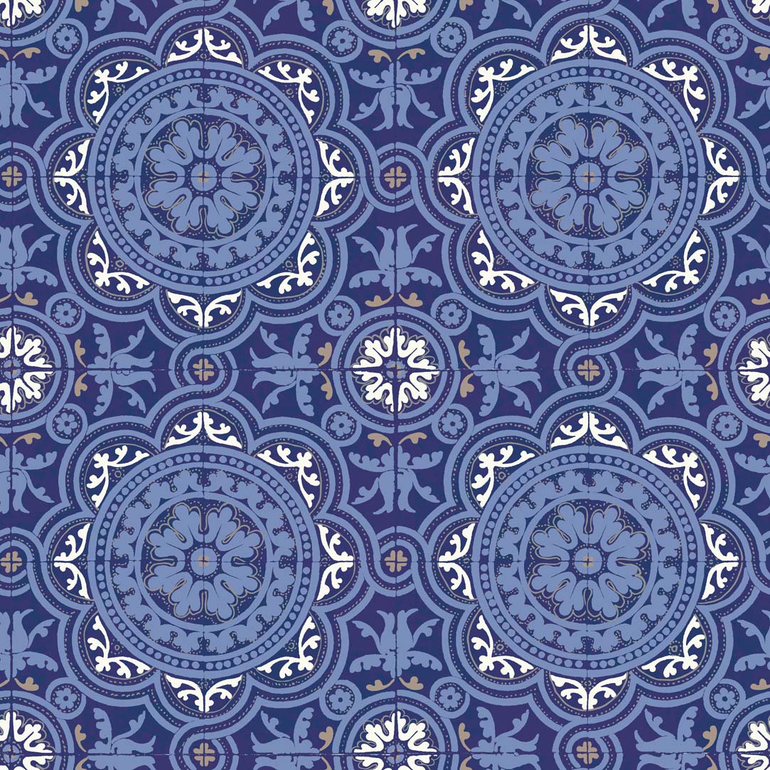 Wallpaper - Cole and Son - Albemarle - Piccadilly - Blue