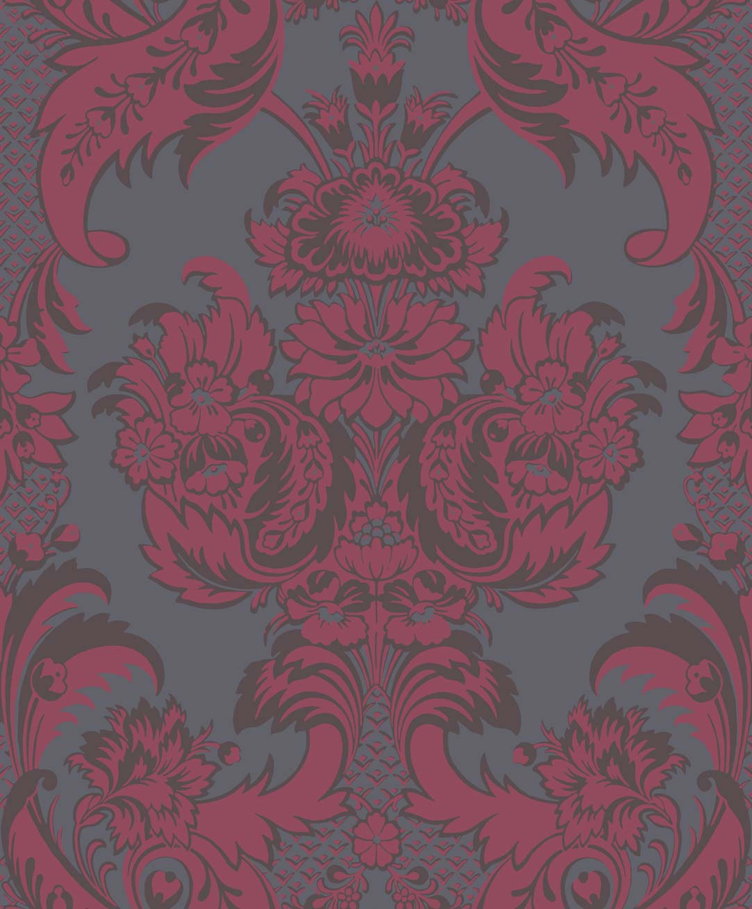 Wallpaper – Cole and Son – Albemarle – Wyndham – Red