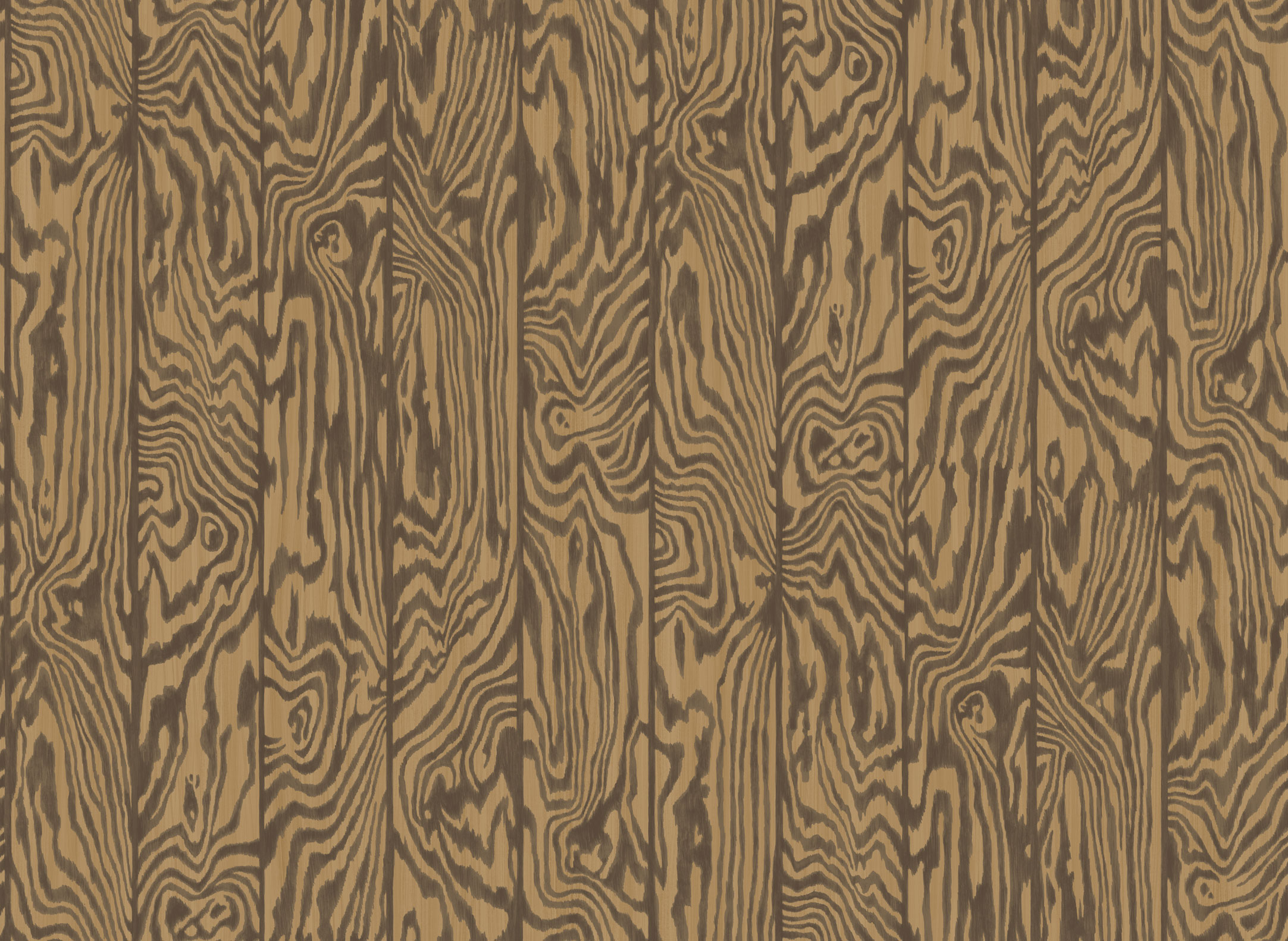 Wallpaper - Cole and Son - Curio - Zebrawood - Tiger