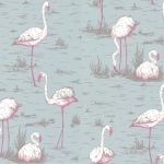 Tapet-Cole_and_Son-New_ContemporaryFlamingos-Pink-on-Blue-1