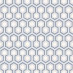 Wallpaper - Cole and Son - New Contemporary- Hicks' Hexagon - Blue