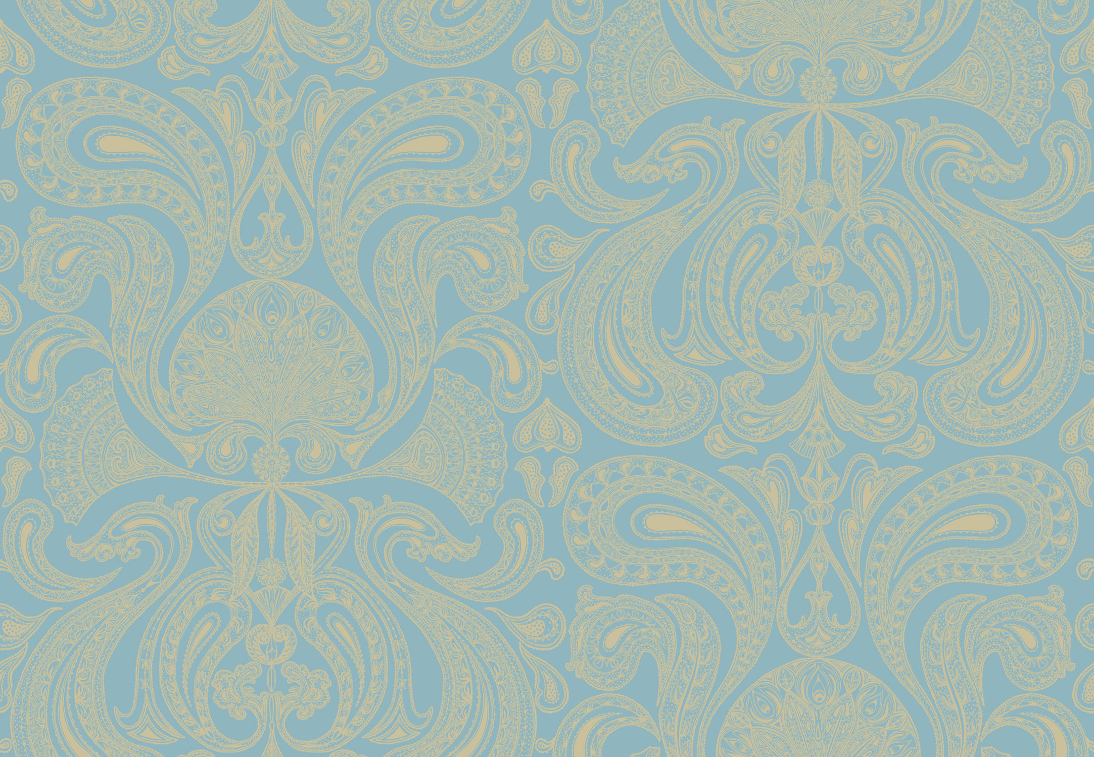 Wallpaper - Cole and Son - New Contemporary- Malabar - Gold