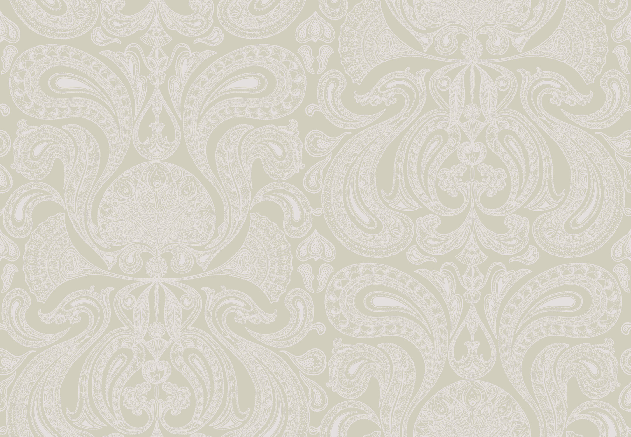 Wallpaper - Cole and Son - New Contemporary- Malabar - Old Olive