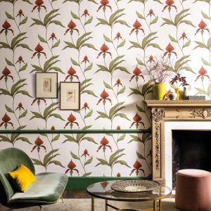 Tapet - Cole and Son - New Contemporary- Orchid - Yellow